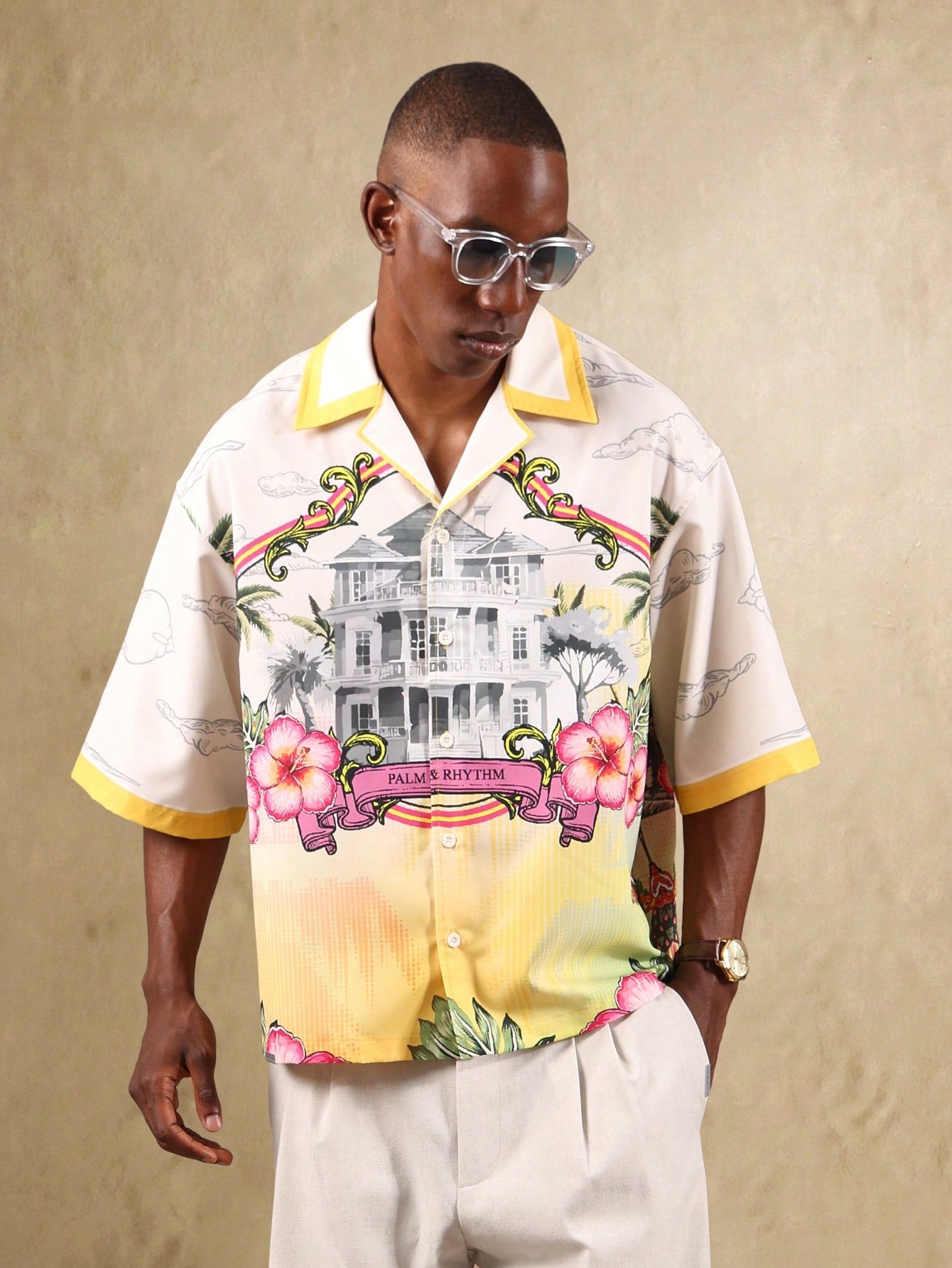 Palm & Rhythm Resort Bowling Shirt