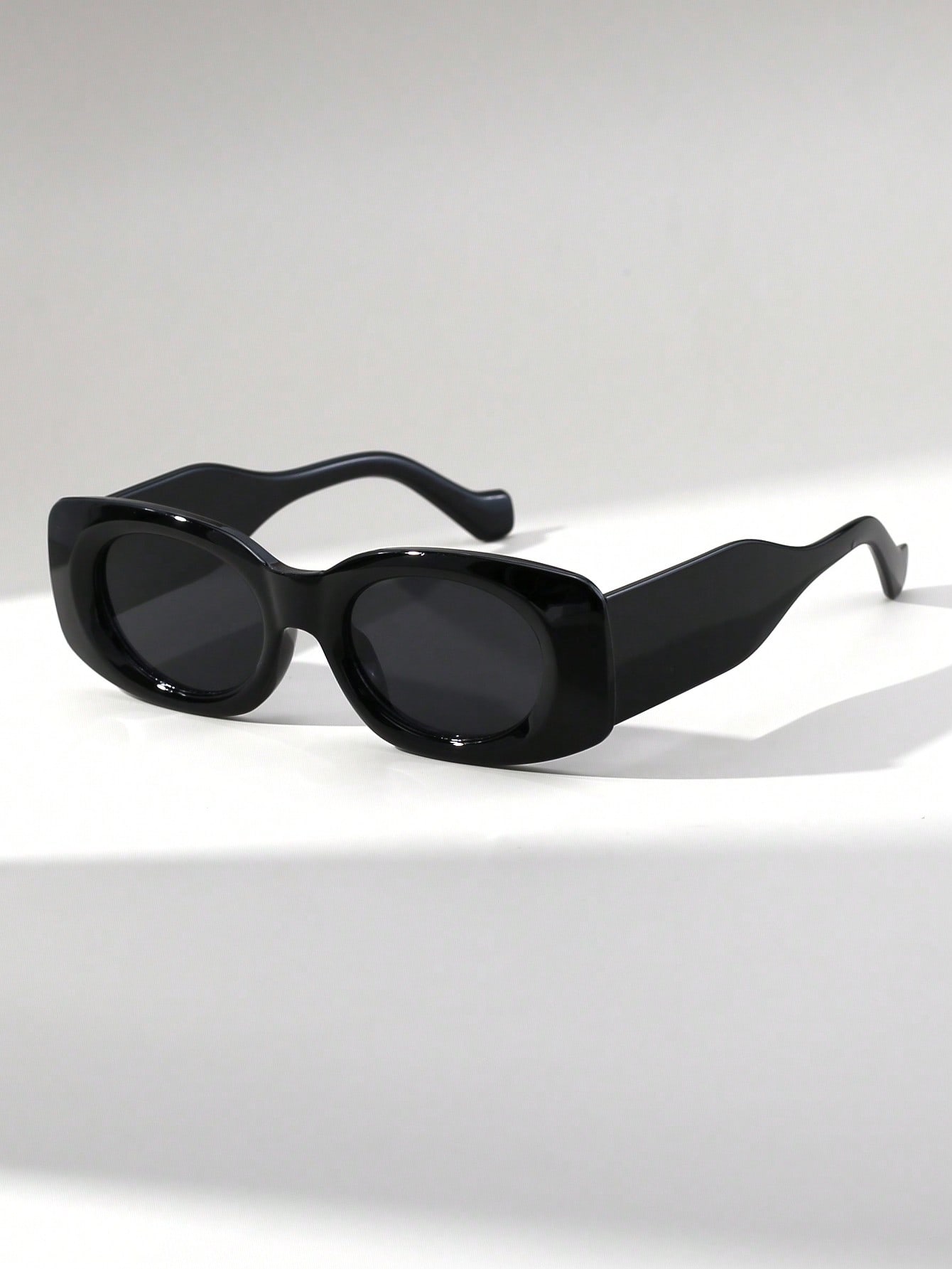 Retro Cat-Eye Marble Pattern Y2K Fashion Glasses