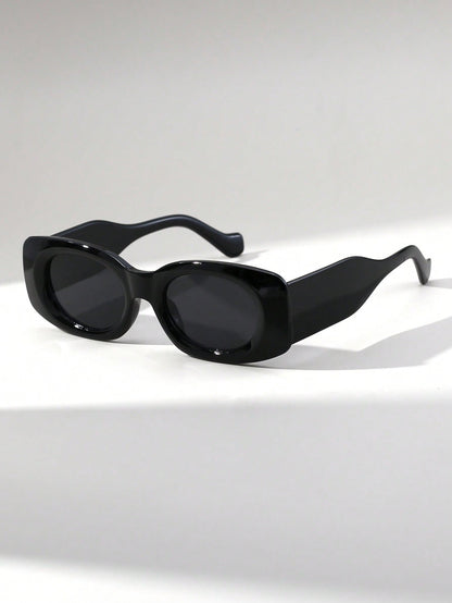 Retro Cat-Eye Marble Pattern Y2K Fashion Glasses