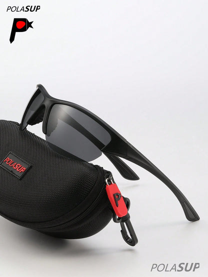 Men's Polarized Half-Frame Sports Cycling Sunglasses