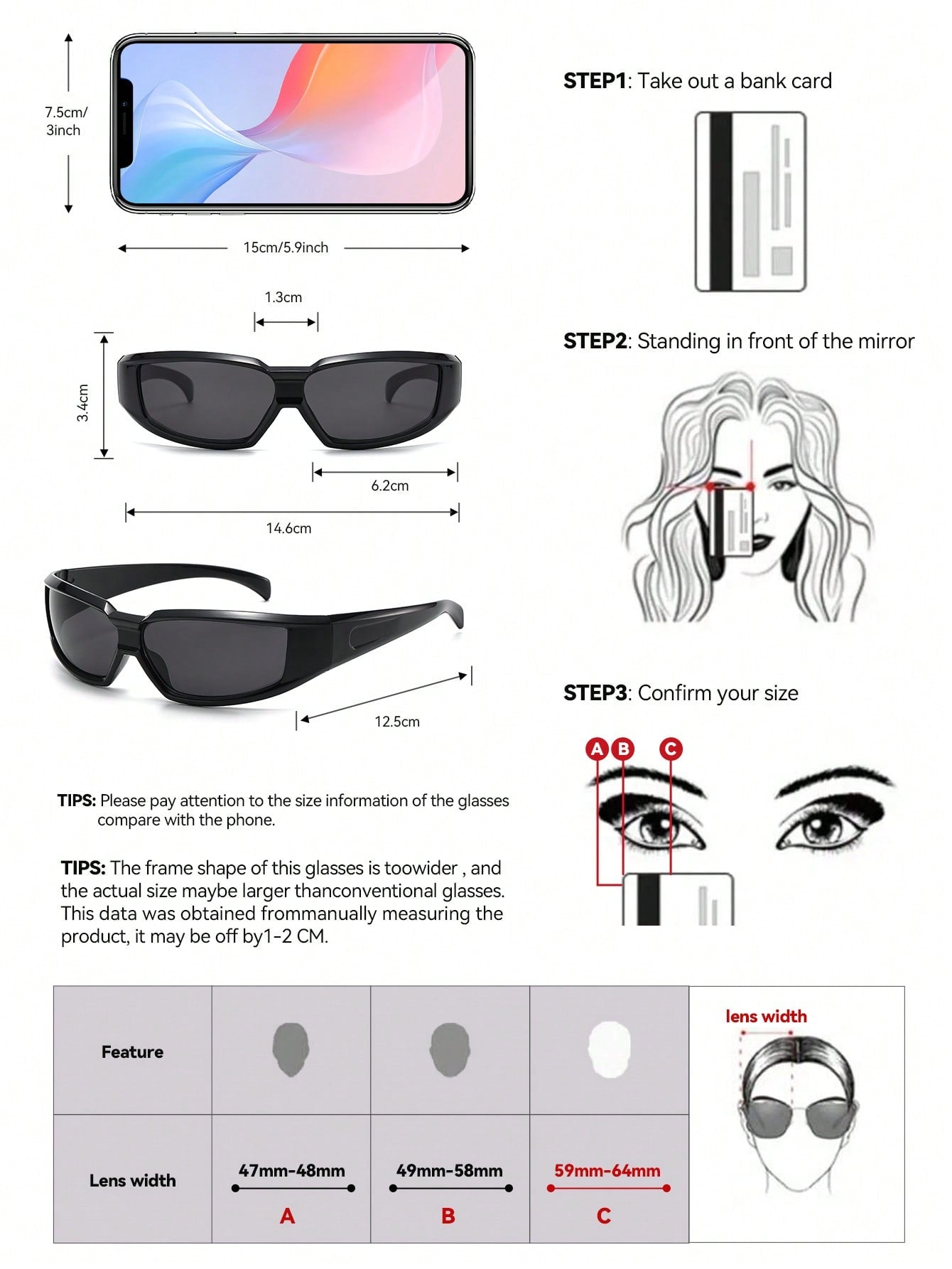 Black Y2K Retro Small Frame Cross Decor Fashion Glasses