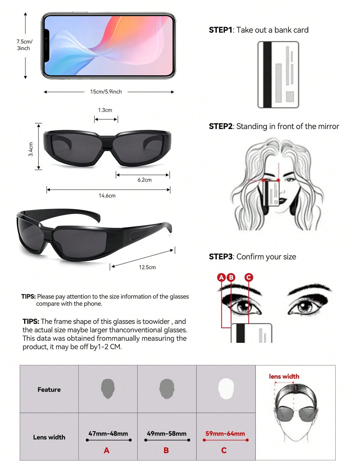 Black Y2K Retro Small Frame Cross Decor Fashion Glasses