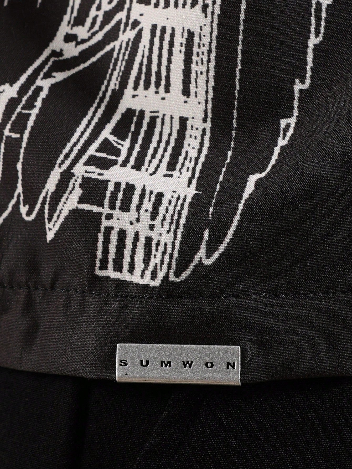 Artist Collection Skeleton Graphic Boxy Shirt