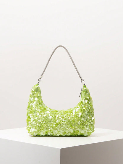 Elegant Sparkling Sequin Party Shoulder Bag & Purse