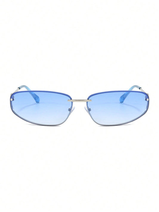 Y2K Ultra-Thin Wrap-Around One-Piece Fashion Glasses