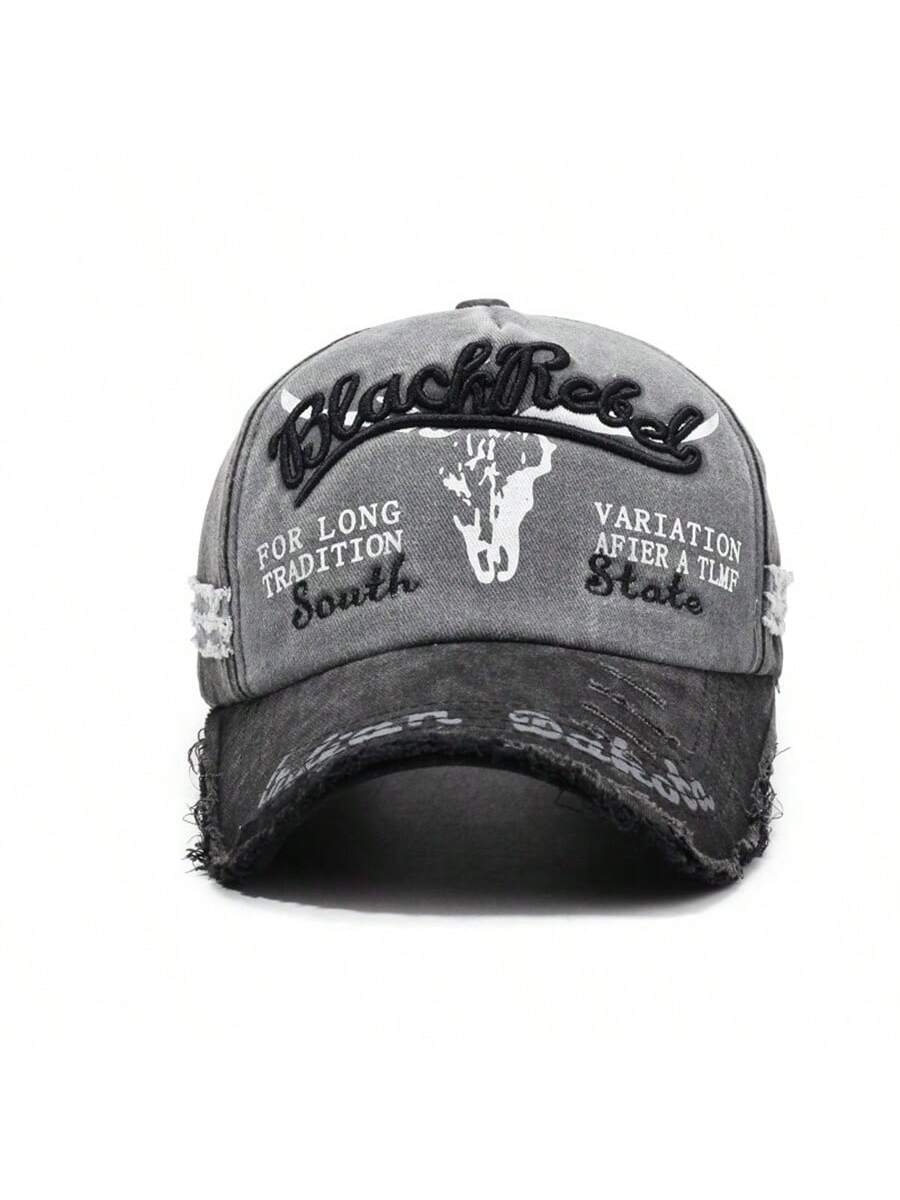 Washed Distressed Street Style Baseball Cap