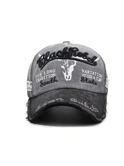Washed Distressed Street Style Baseball Cap