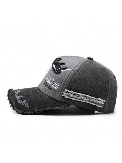 Washed Distressed Street Style Baseball Cap