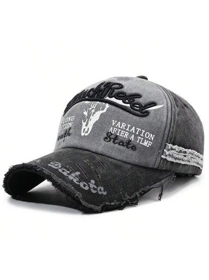 Washed Distressed Street Style Baseball Cap