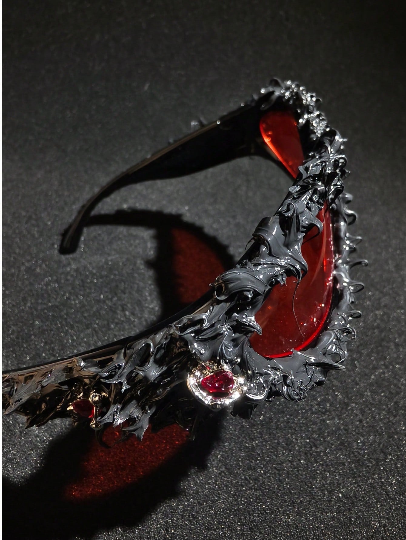 Handmade Resin Eyeball Futuristic Avant-Garde Glasses