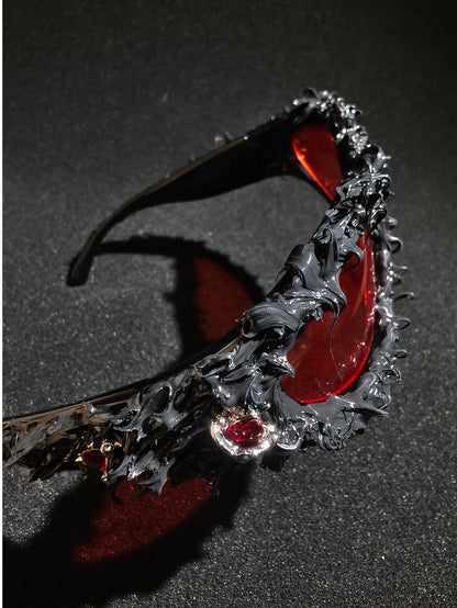 Handmade Resin Eyeball Futuristic Avant-Garde Glasses