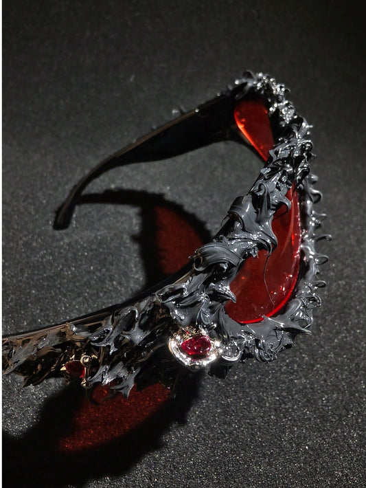 Handmade Resin Eyeball Futuristic Avant-Garde Glasses