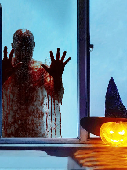 Halloween Zombie Bloody Window Clings