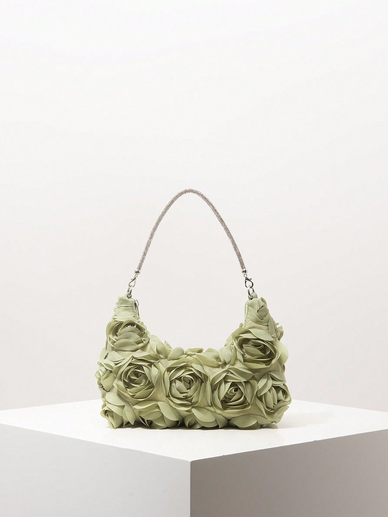 Elegant Rose Flower Bridal Party & Prom Shoulder Bag