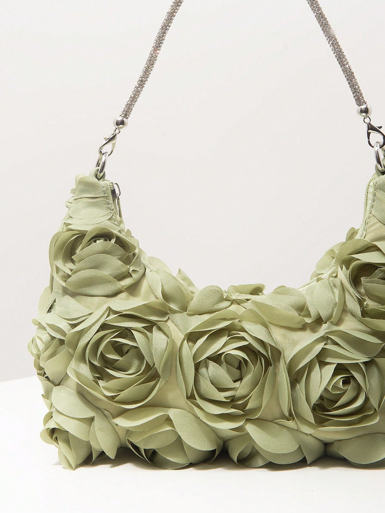 Elegant Rose Flower Bridal Party & Prom Shoulder Bag