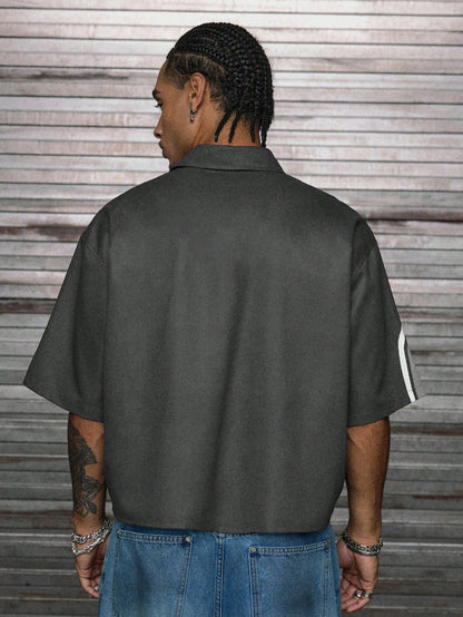 Men's Loose Digital Print Shirt