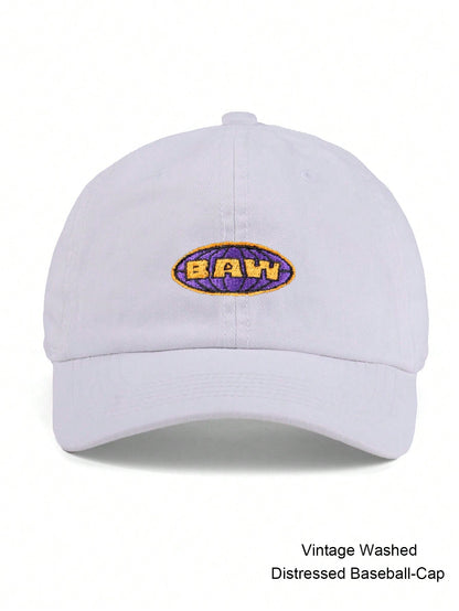 Unisex BAWW Embroidered Vintage Washed Baseball Cap