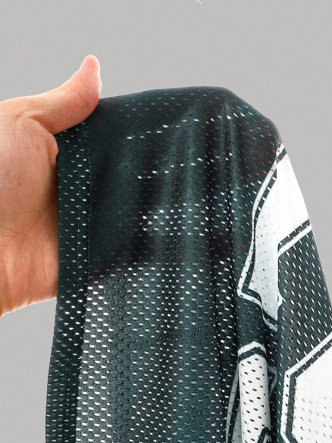 Tween Girls Dark Green Loose Fit Sporty V-Neck Jersey