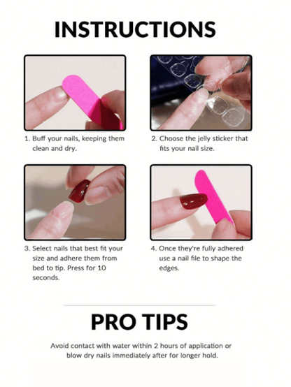 3D Cherry & Bow Red Almond Press-On Nails