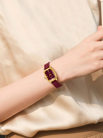Women's Retro College Style Quartz Wrist Watch