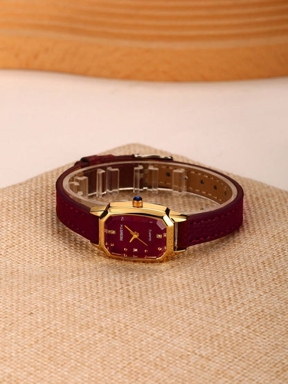 Women's Retro College Style Quartz Wrist Watch