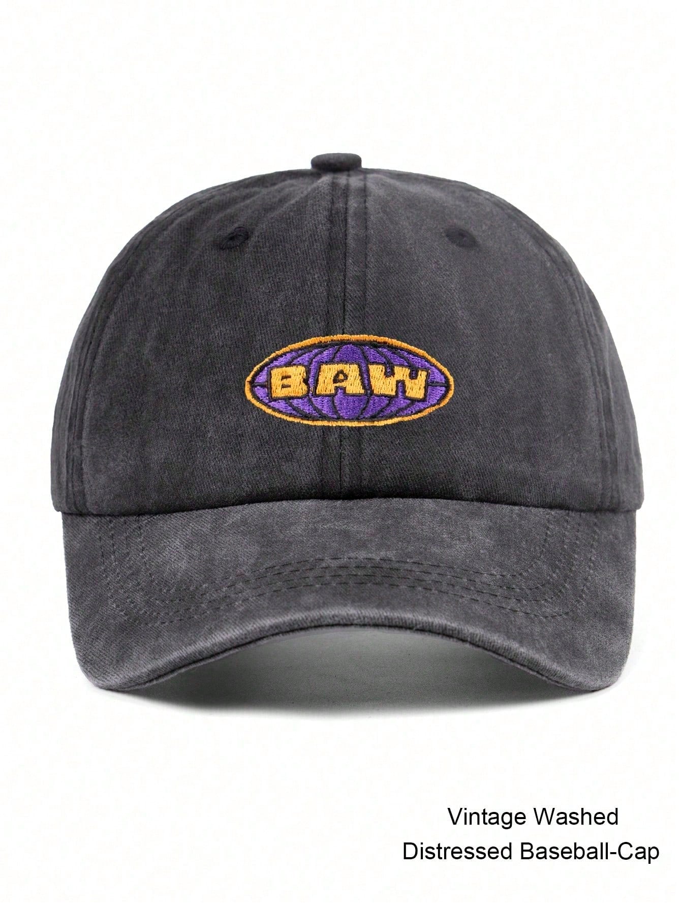 Unisex BAWW Embroidered Vintage Washed Baseball Cap