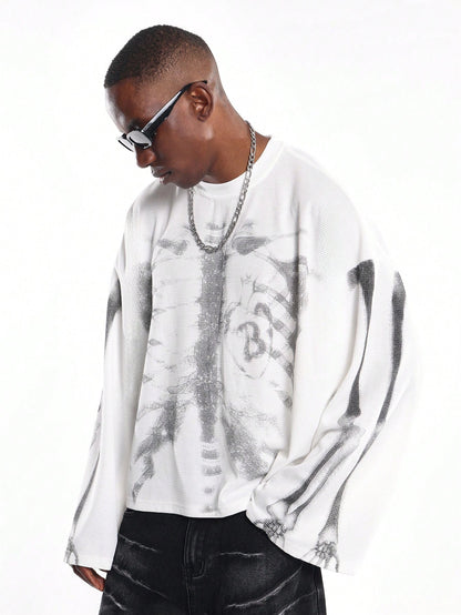 Men's Racing Element White Long Sleeve T-Shirt