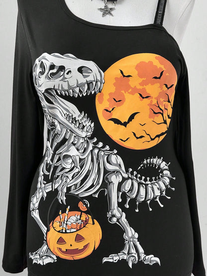 Halloween Plus Size Women T-Shirt