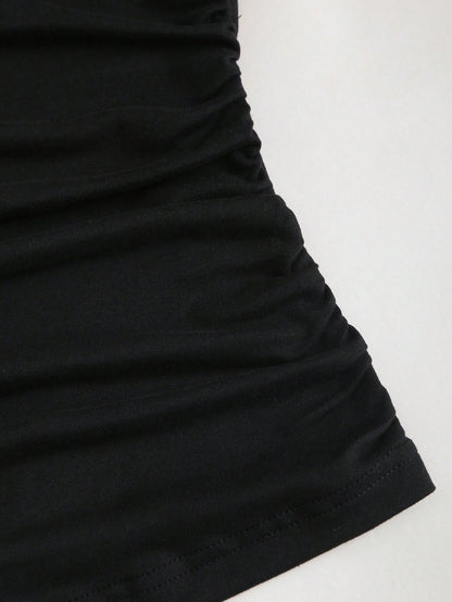 Vintage Asymmetrical Slim Fit T-Shirt