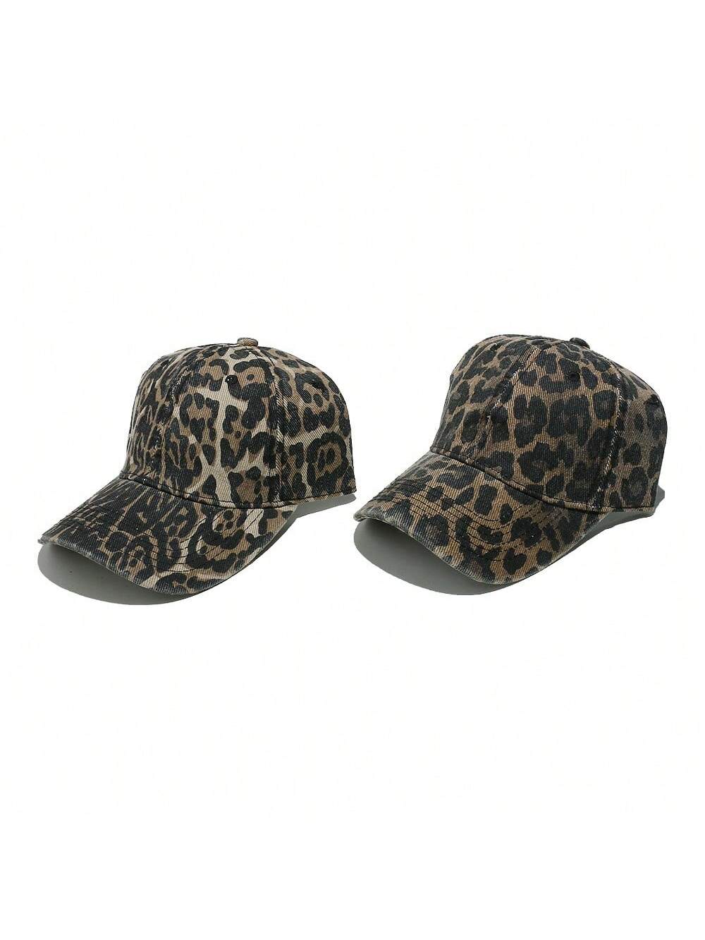 Women's Leopard Print Fashion Versatile Baseball Cap