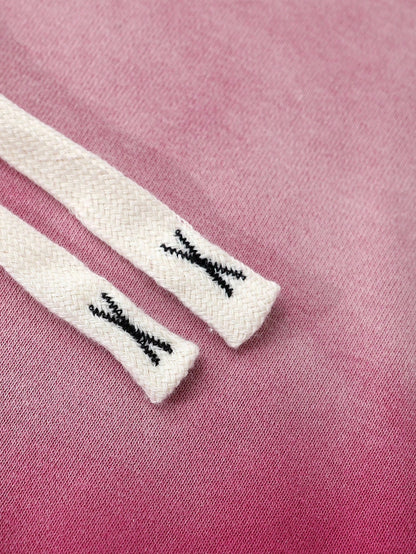 ROMWE Men Vintage Pink Y2K K-Pop Zip Hoodie