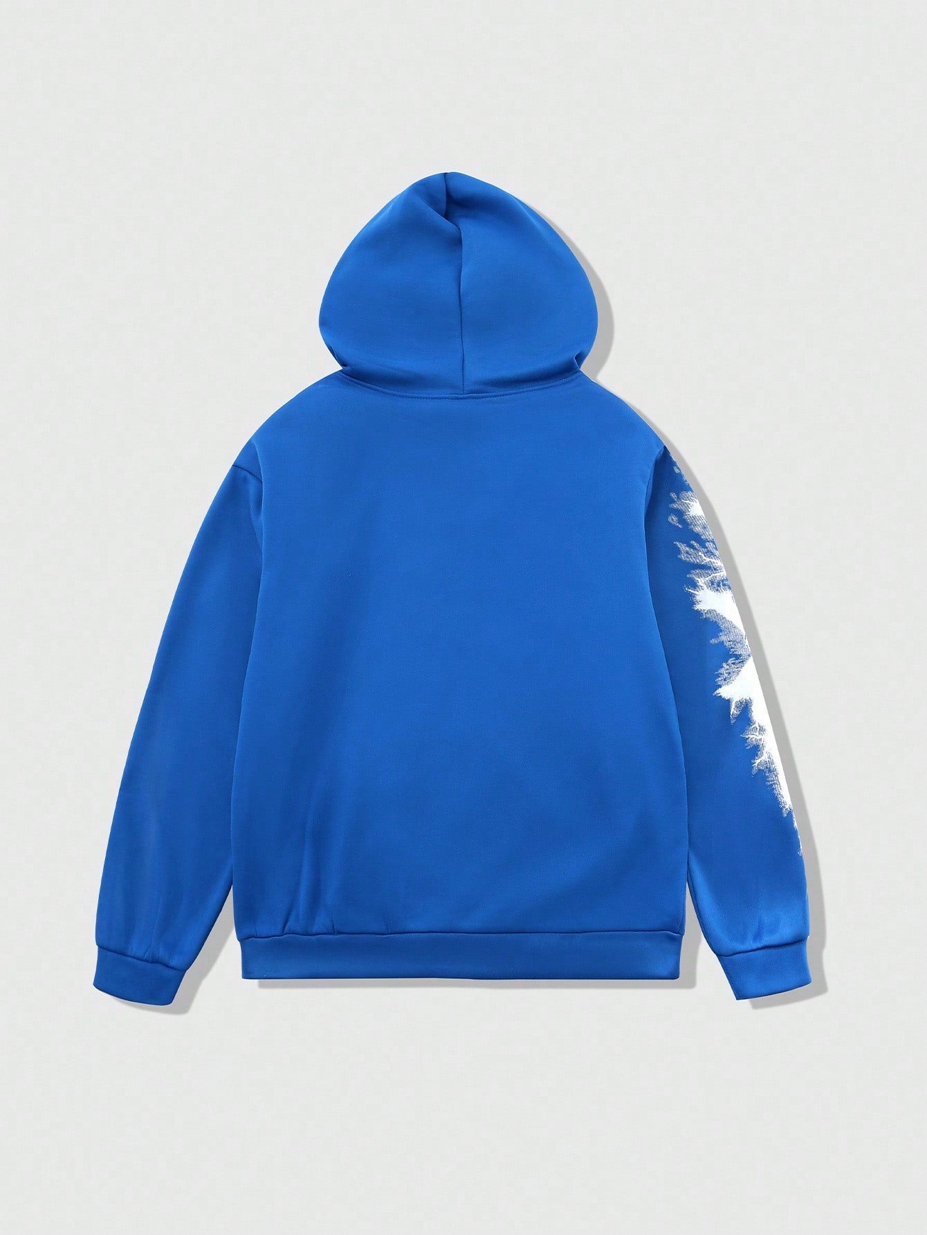 Men's Goth Skeleton Zip-Up Thermal Hoodie