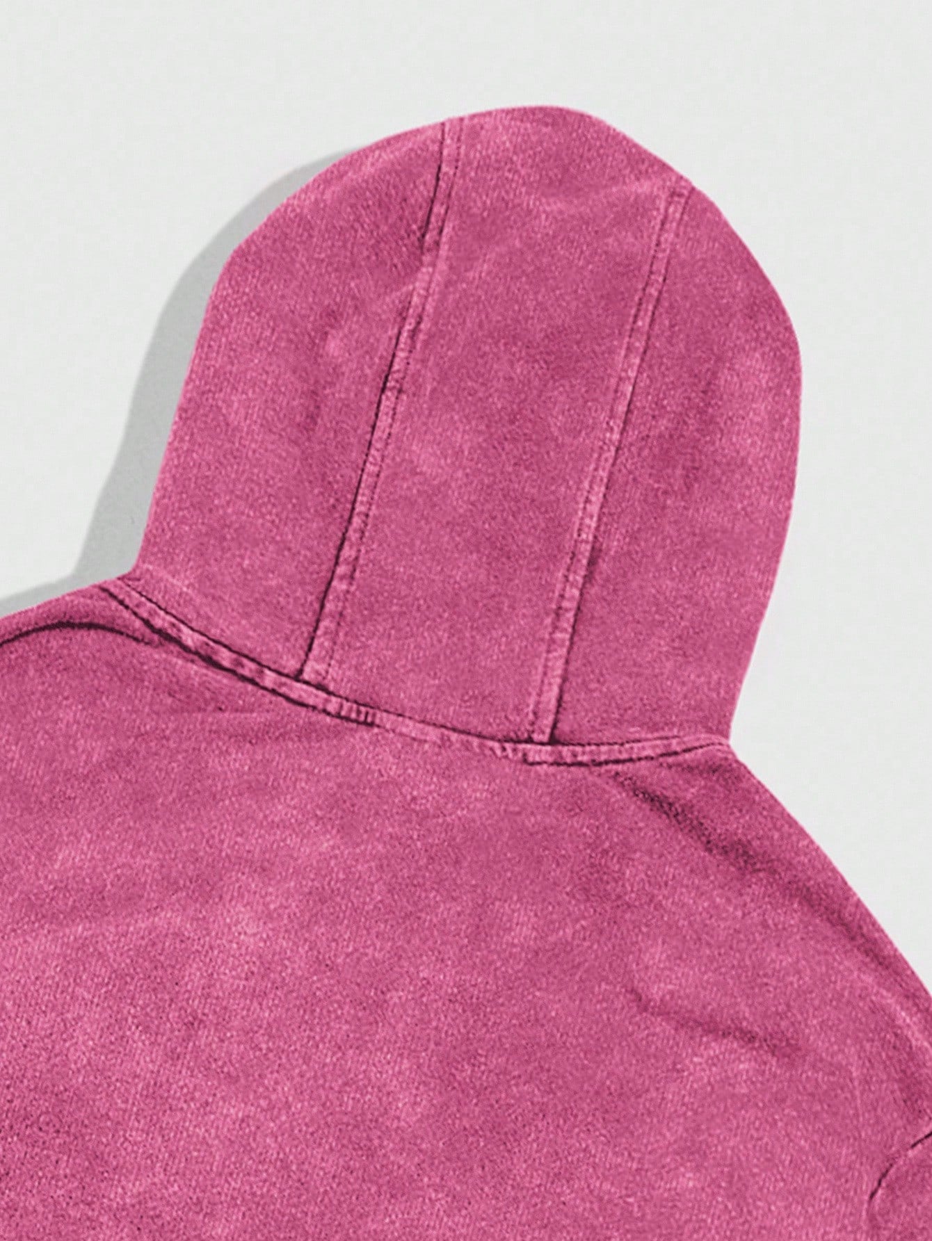 Gothic Acid Wash Pink Zip Hoodie Y2K Graphic