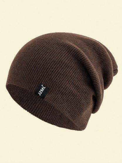 Letter Label Decor Lightweight Summer Beanie