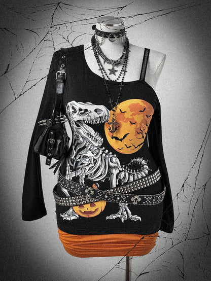 Halloween Plus Size Women T-Shirt