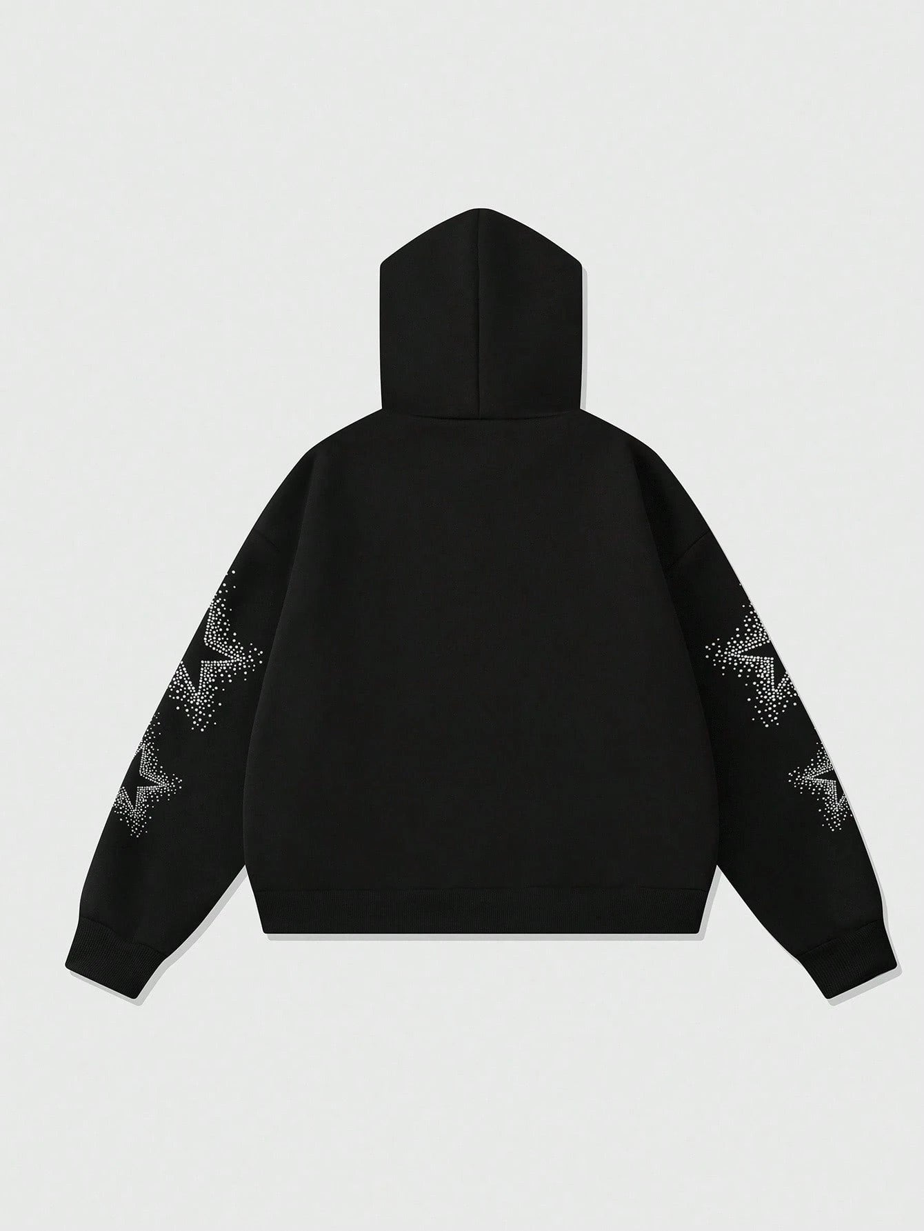 Men's Pentagram Letter Print Hoodie