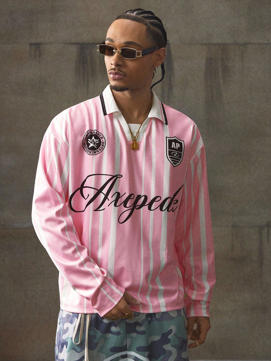 Men's Fall Long Sleeve Sports Polo