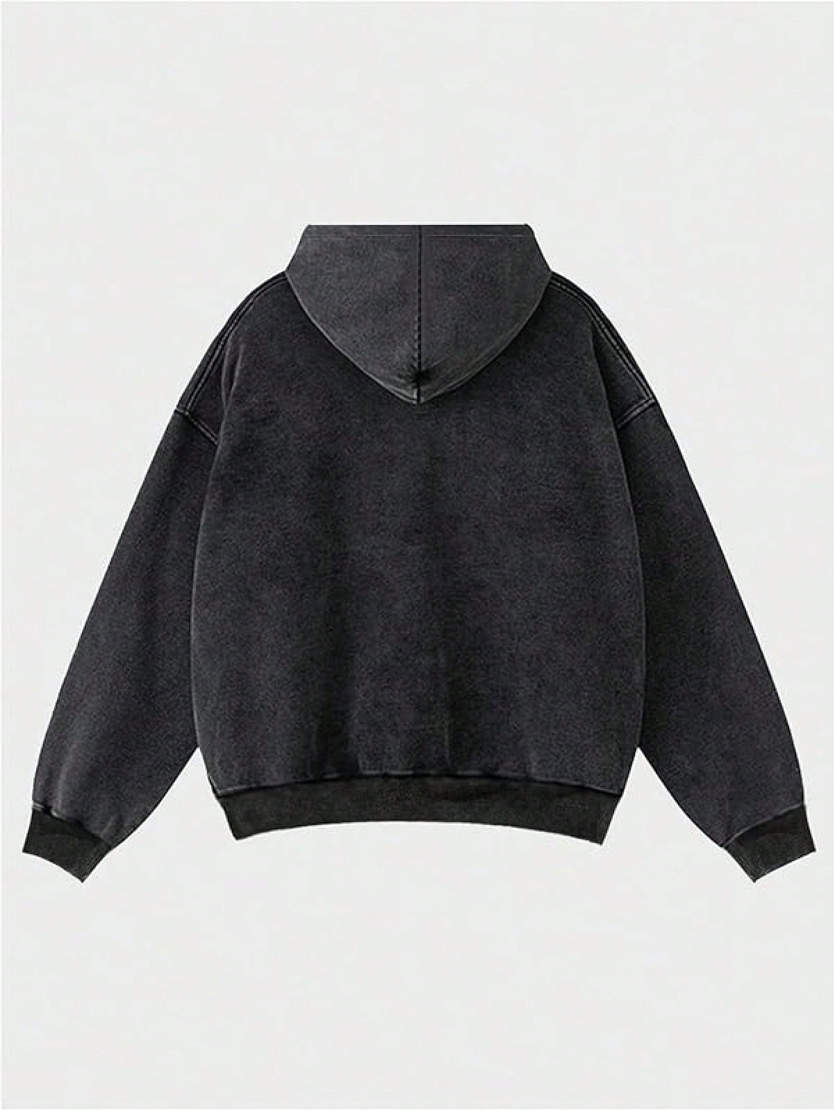 Lips Pattern Oversized Vintage Y2K Graphic Hoodie