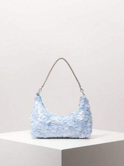 Elegant Rose Flower Bridal Party & Prom Shoulder Bag