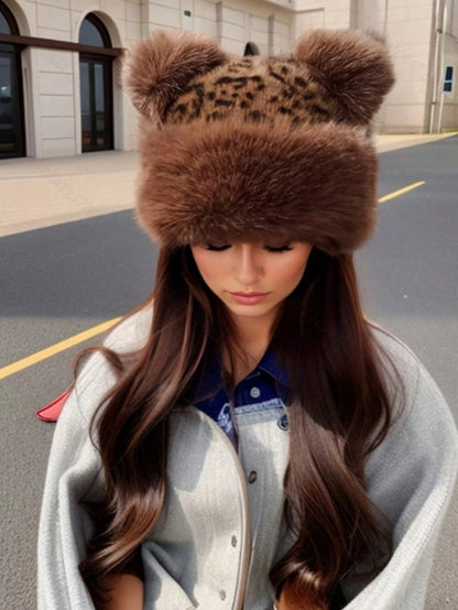 Winter Outdoor Fashionable Mongolian Faux Fur Hat