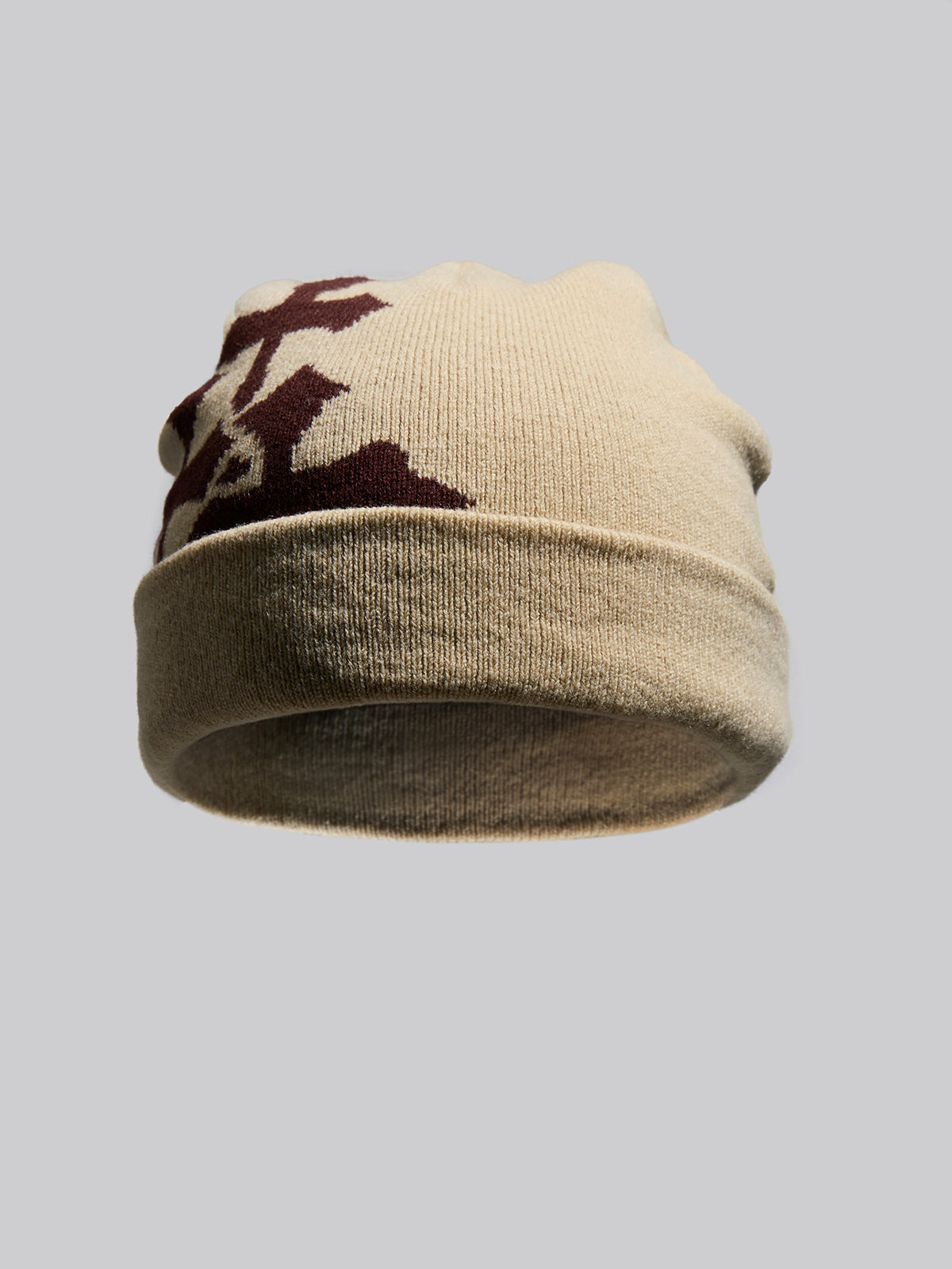 DareSee Unisex Cross Design Knit Ear Muff Beanie Hat