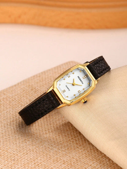 Women's Retro College Style Quartz Wrist Watch