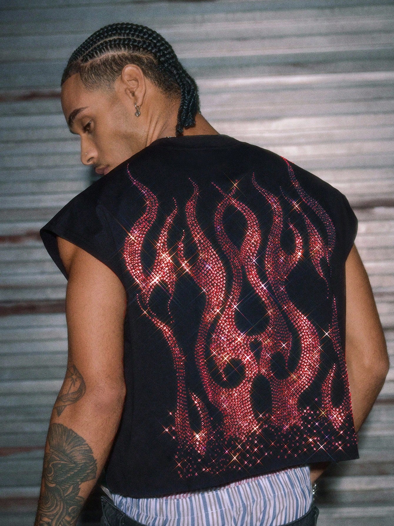 Men's Knitted Loose Casual Tank Top
