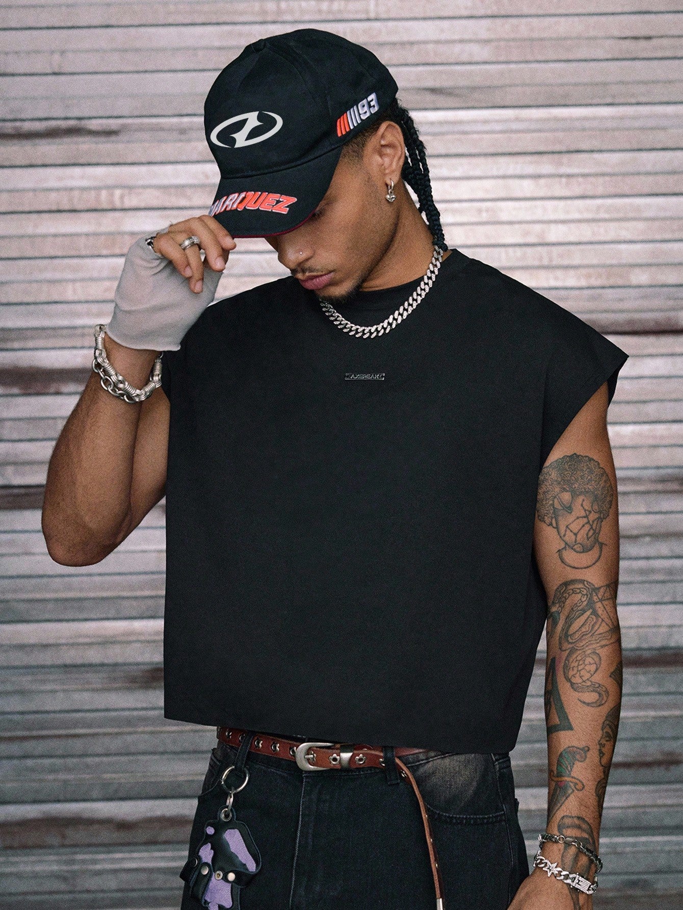Men's Knitted Loose Casual Tank Top