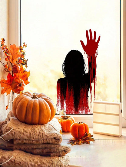 Halloween Zombie Bloody Window Clings