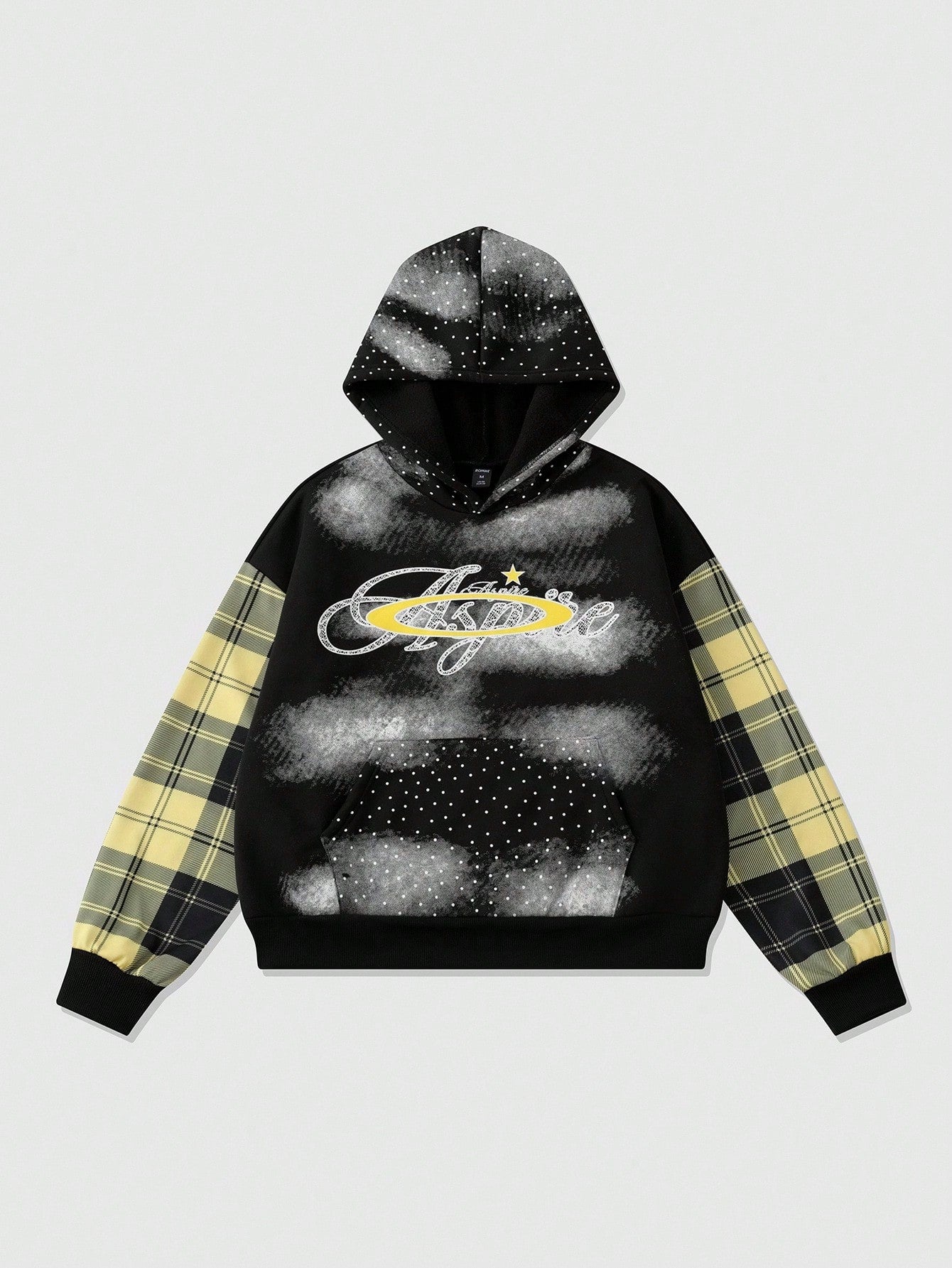 Men Street Life Washed Vintage Hoodie
