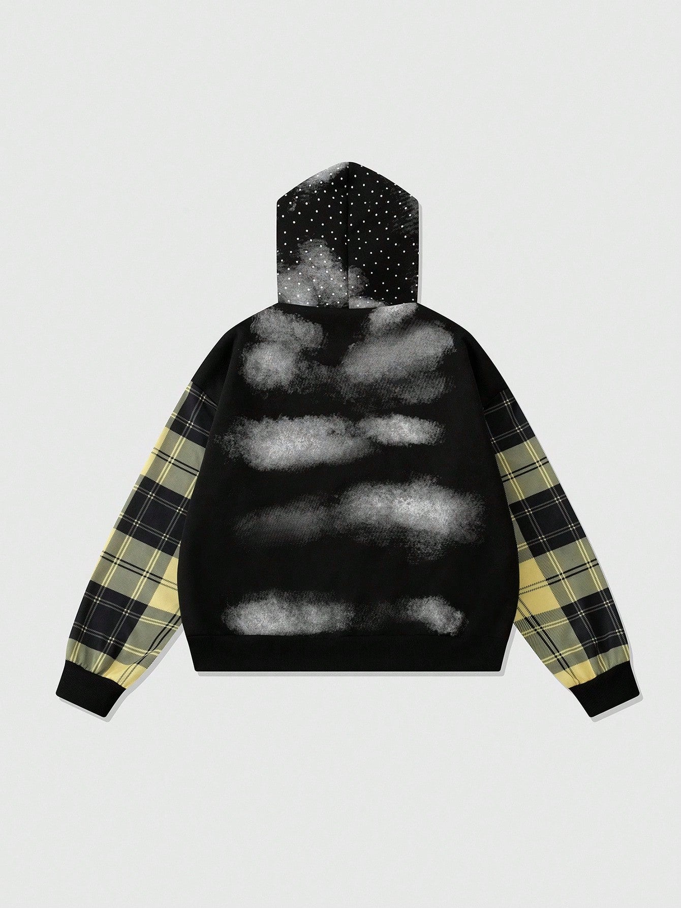 Men Street Life Washed Vintage Hoodie