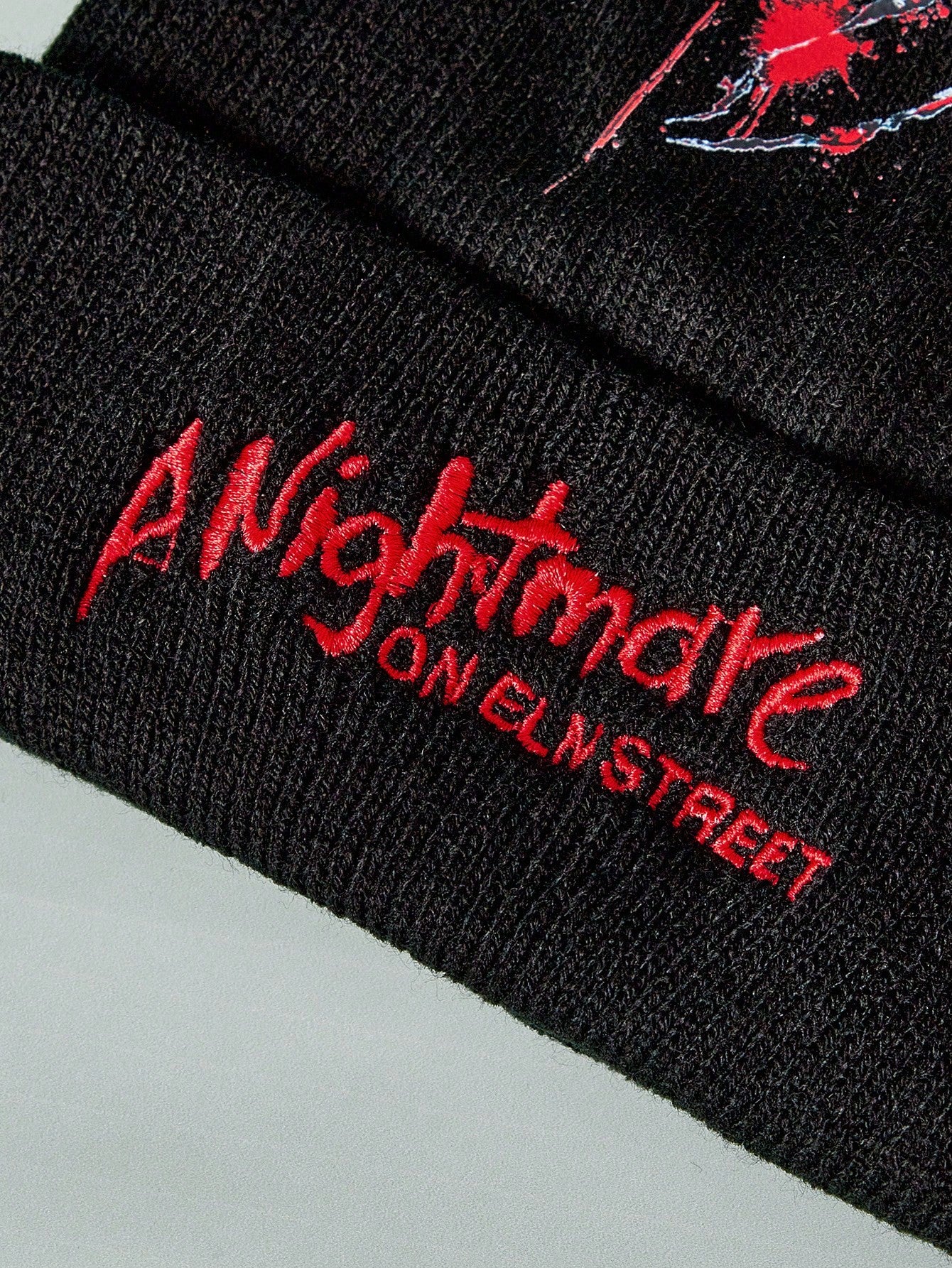 Nightmare on Elm Street x ROMWE Punk Knit Beanie