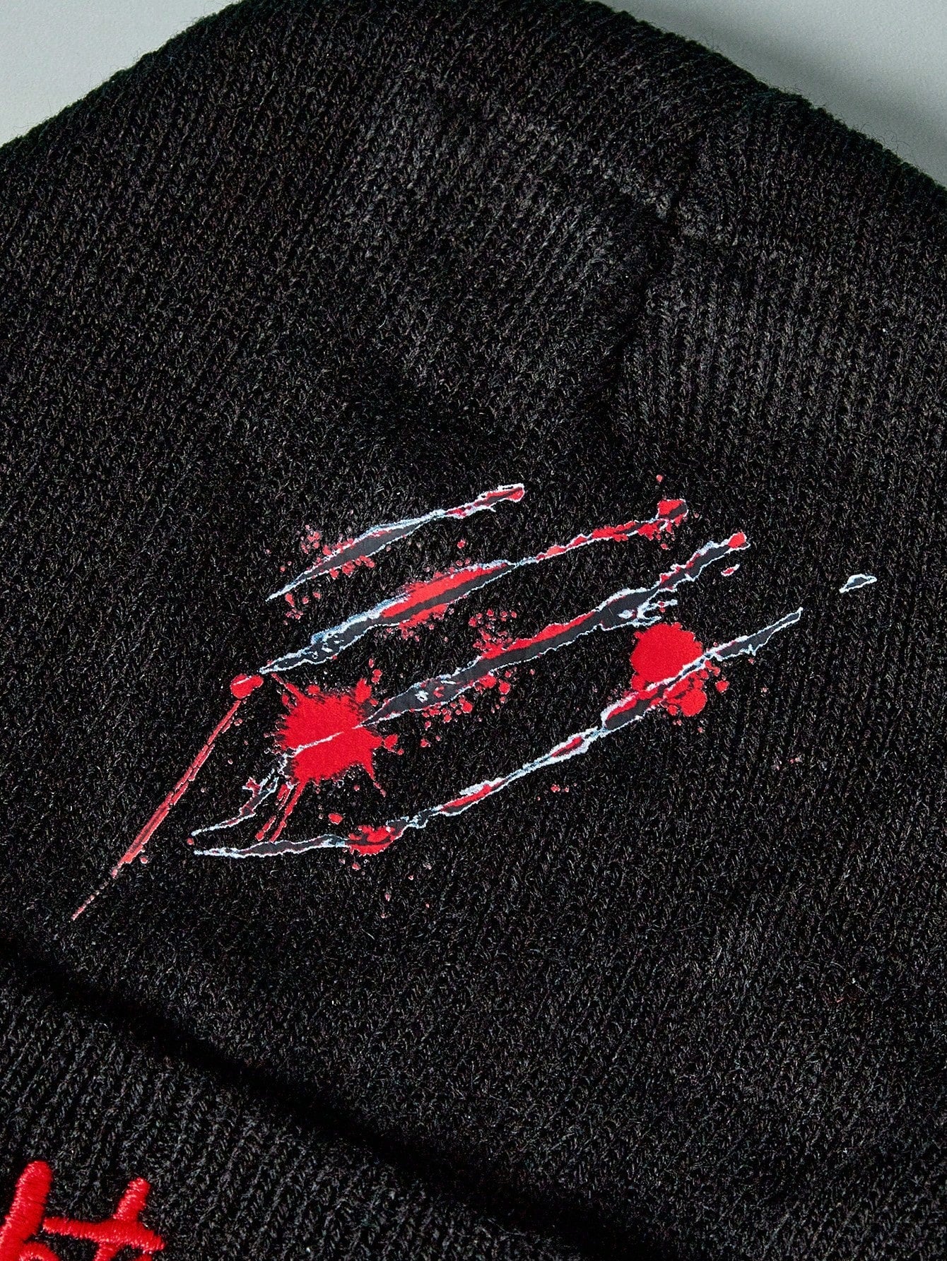 Nightmare on Elm Street x ROMWE Punk Knit Beanie