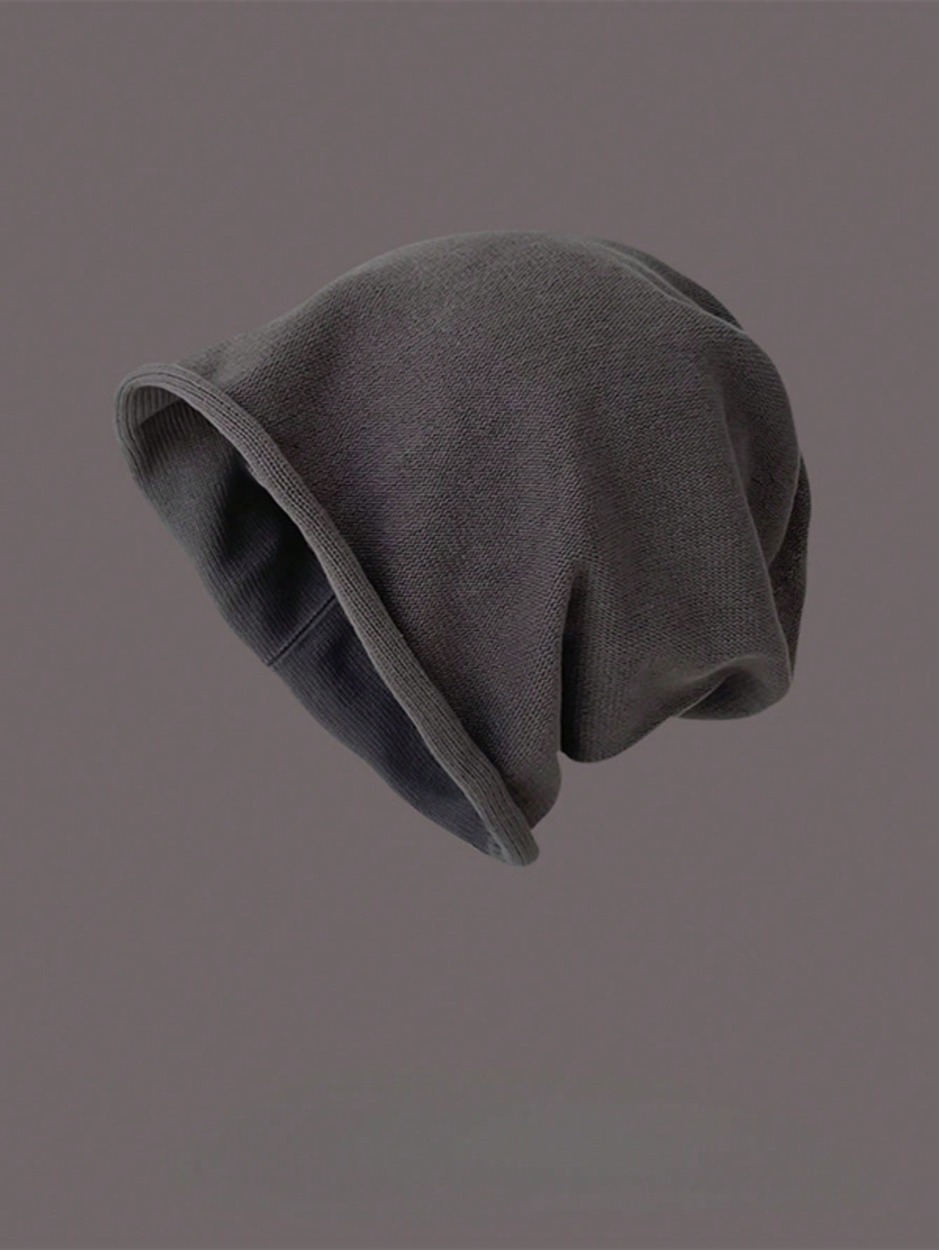 Oversized Slouchy Ribbed Knit Beanie Skull Cap